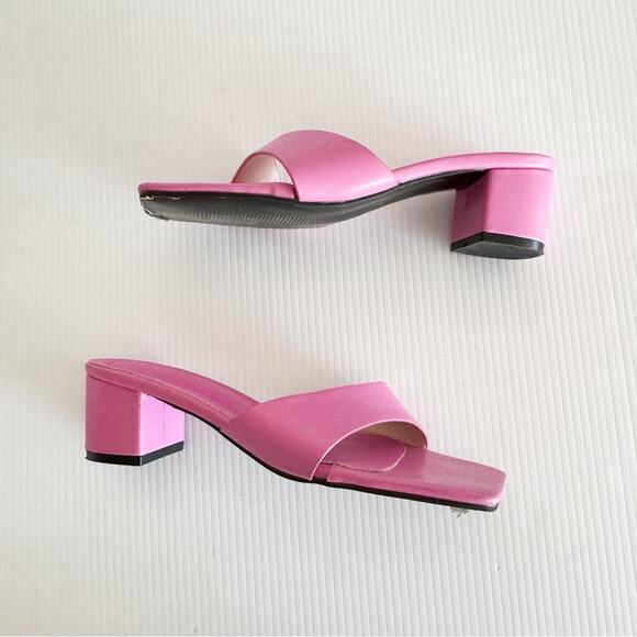 Zara Pink Block Heel Barbie - Picture 4 of 9